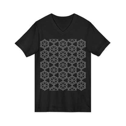 Intricate Shapes - V-Neck Tee