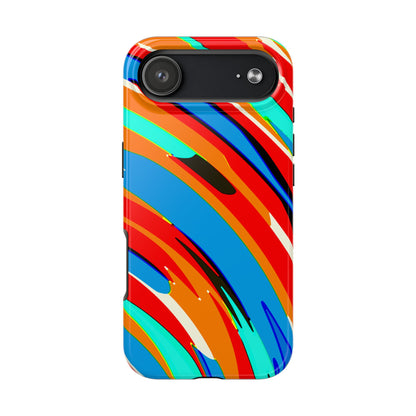 Abstract Rainbow Swirl Arc - Phone Case