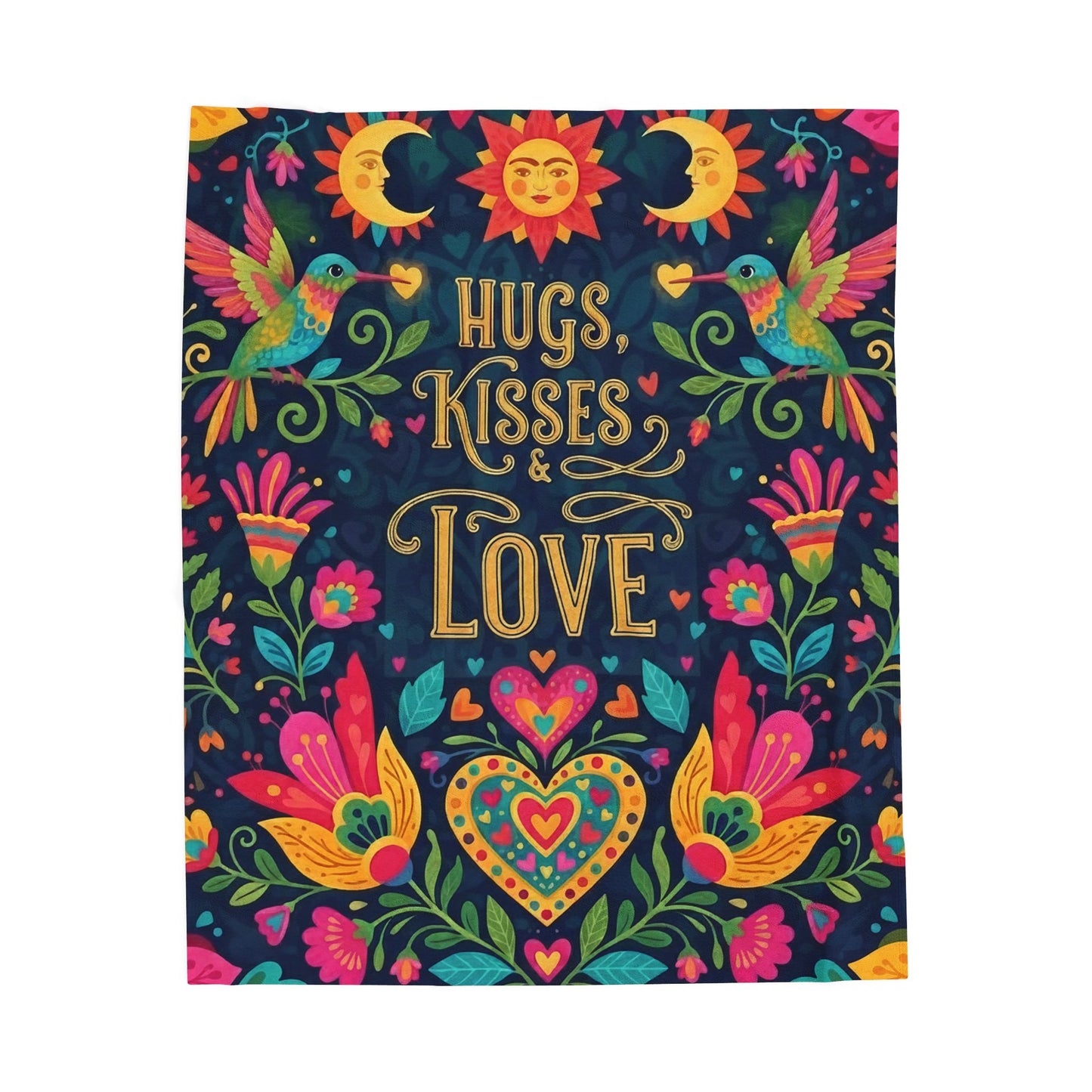 Hugs, Kisses & Love - Plush Blanket