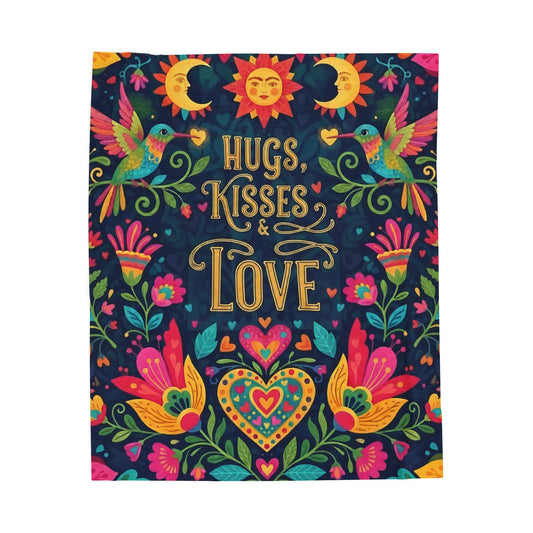 Hugs, Kisses & Love - Plush Blanket