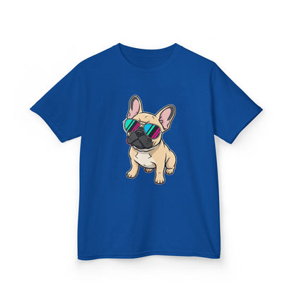 French Bulldog with Sunglasses - Kids Tee