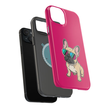 French Bulldog with Sunglasses - Magnetic Phone Case