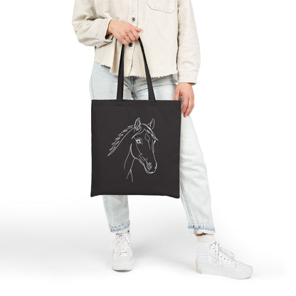 Horse Portrait Sketch - Tote Bag