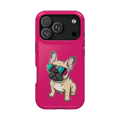 French Bulldog with Sunglasses - Magnetic Phone Case