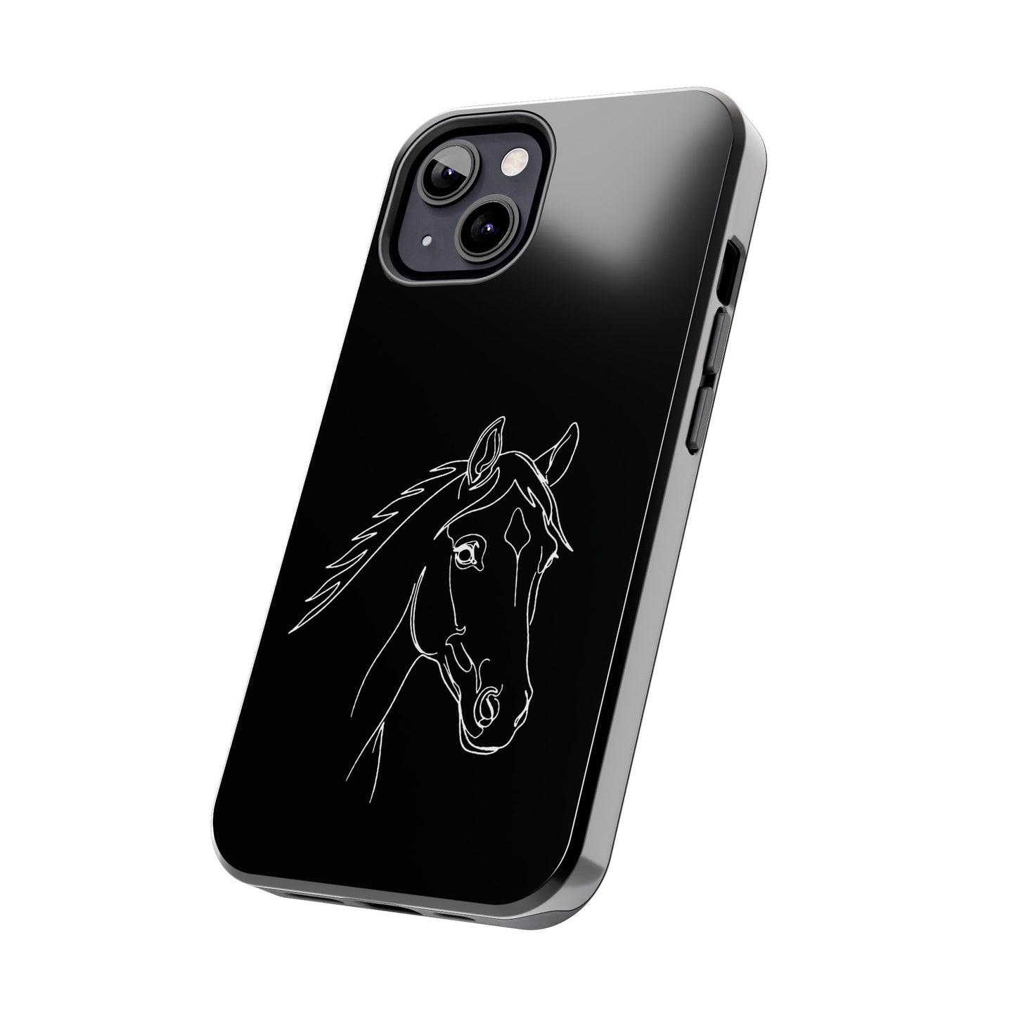 Horse Portrait Sketch - Phone Case