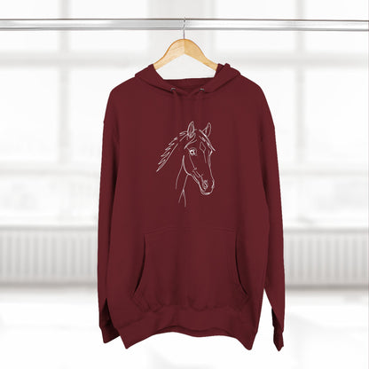 Horse Portrait Sketch - Hoodie