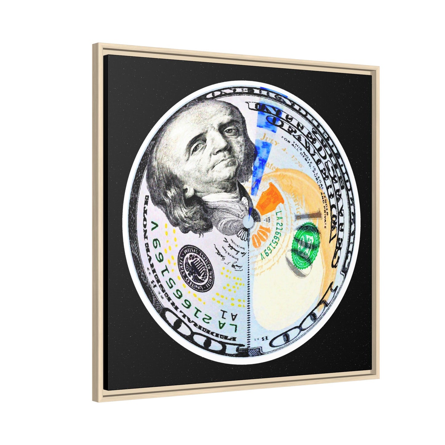 THE MOONEY - Framed Canvas