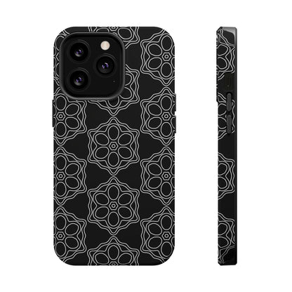 Geometric Sacred Flower - Magnetic Phone Case