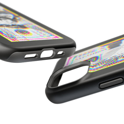 100 Dollars Bill - Neon Color Explosion - Magnetic Phone Case