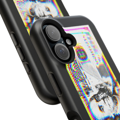 100 Dollars Bill - Neon Color Explosion - Magnetic Phone Case