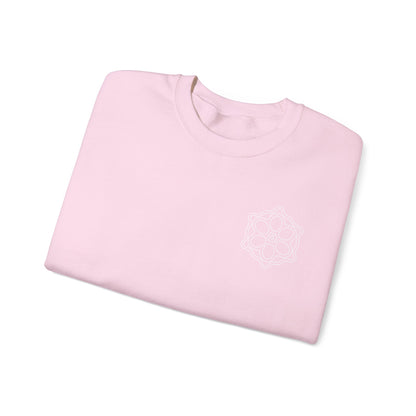 Geometric Pattern Sweatshirt, Cozy Unisex Crewneck, Perfect for Casual Wear, Gifts, and Layering