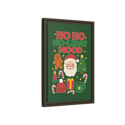 Ho Ho Ho-liday Mood - Framed Canvas