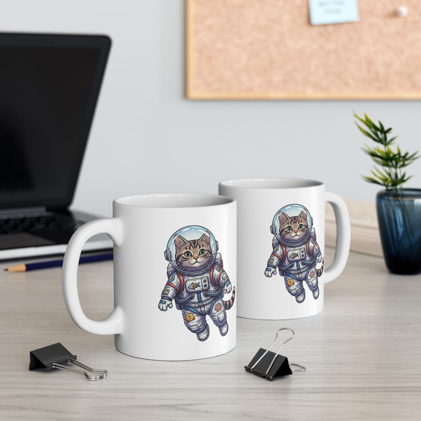 Astronaut Cat - Ceramic Mug