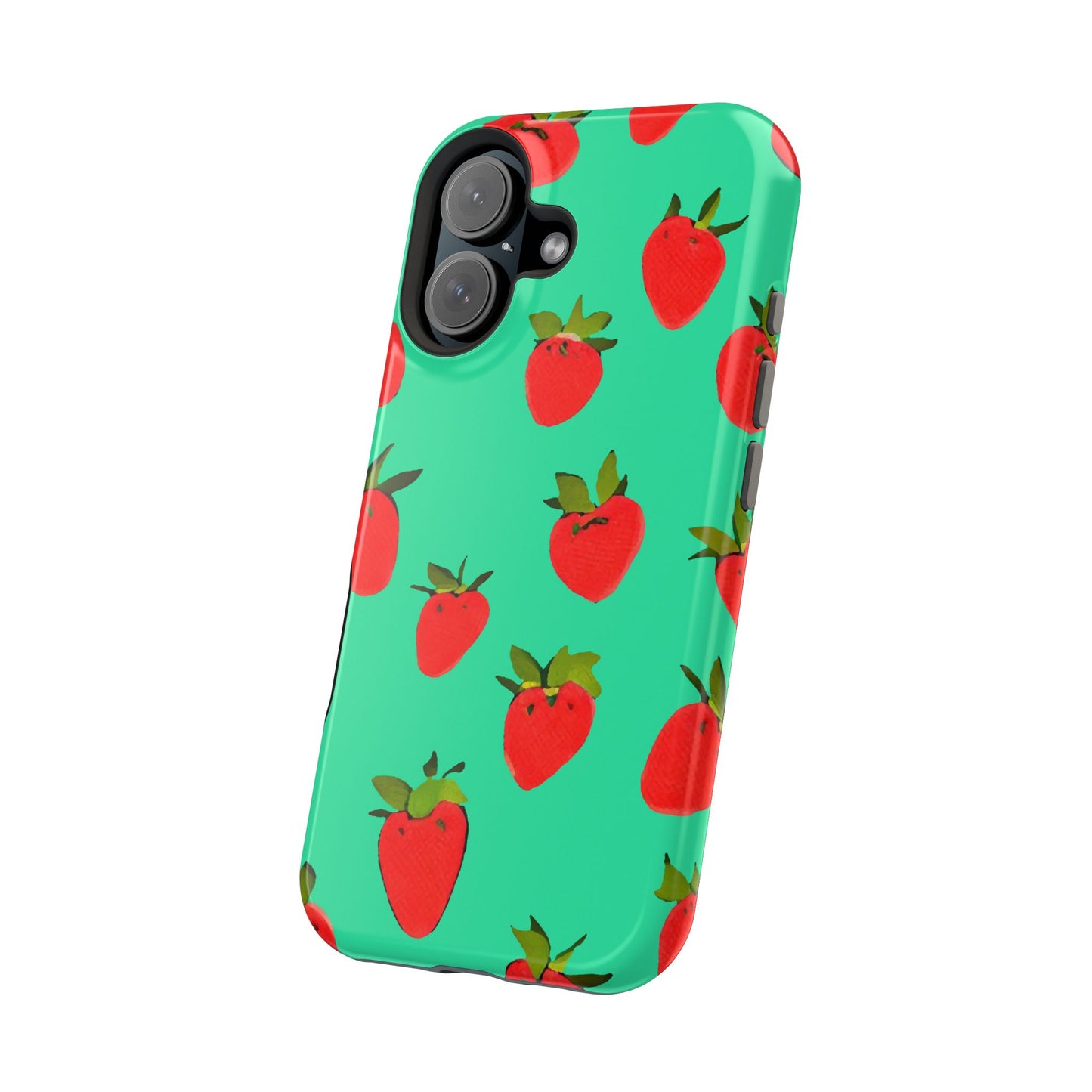 Strawberry Pattern - Magnetic Phone Case