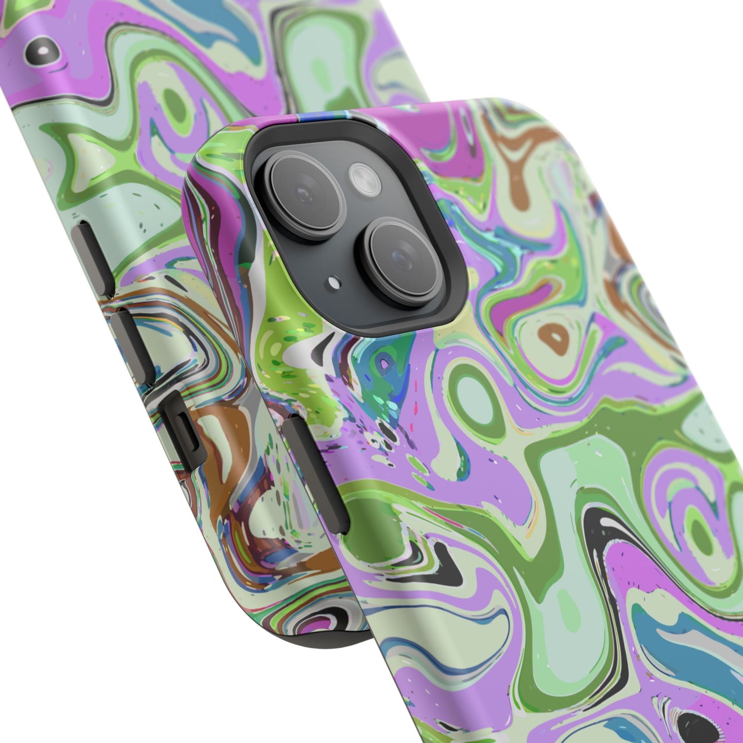 Vibrant Multi‑Color Swirl - Magnetic Phone Case
