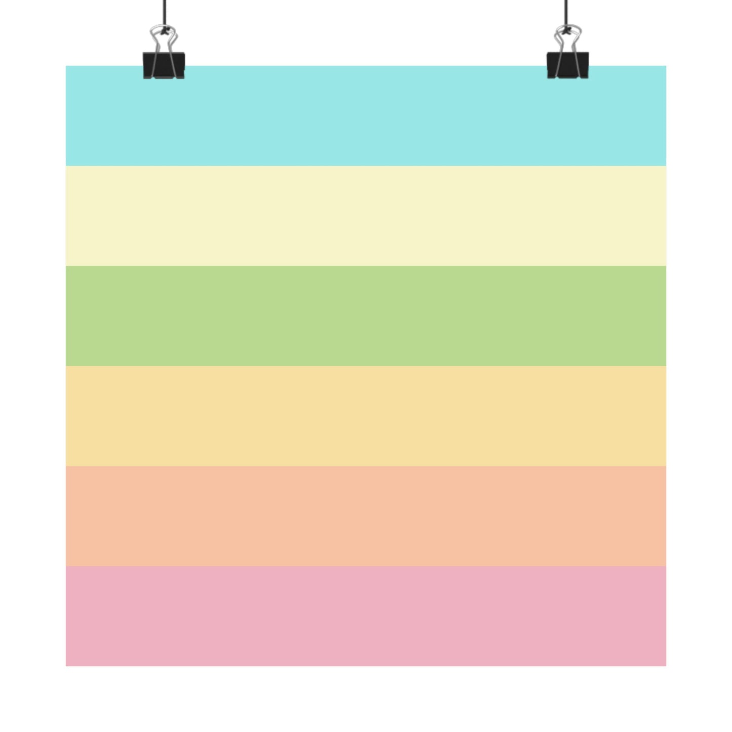 Pastel Stripes - Poster