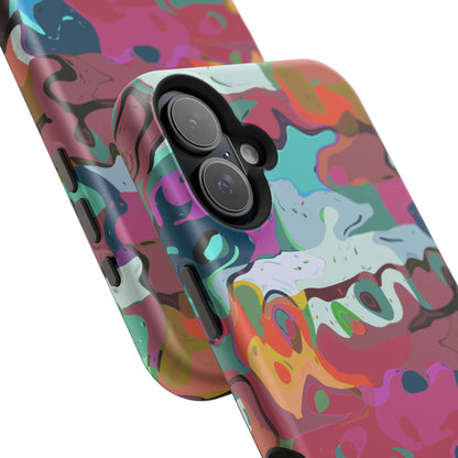 Colorful Abstract Marble - Magnetic Phone Case