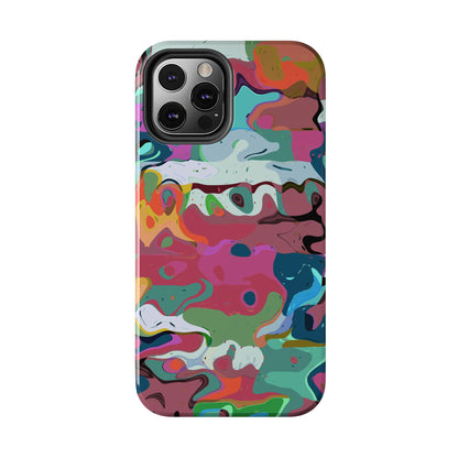 Colorful Abstract Marble - Phone Case