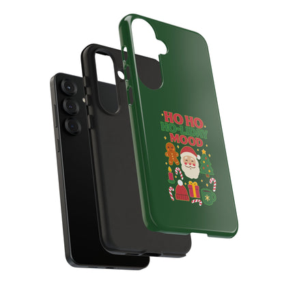 Christmas Phone Case, Ho Ho Ho-liday Mood, Festive Phone Cover, Santa Christmas Accessory, Holiday Gift, Winter Vibes