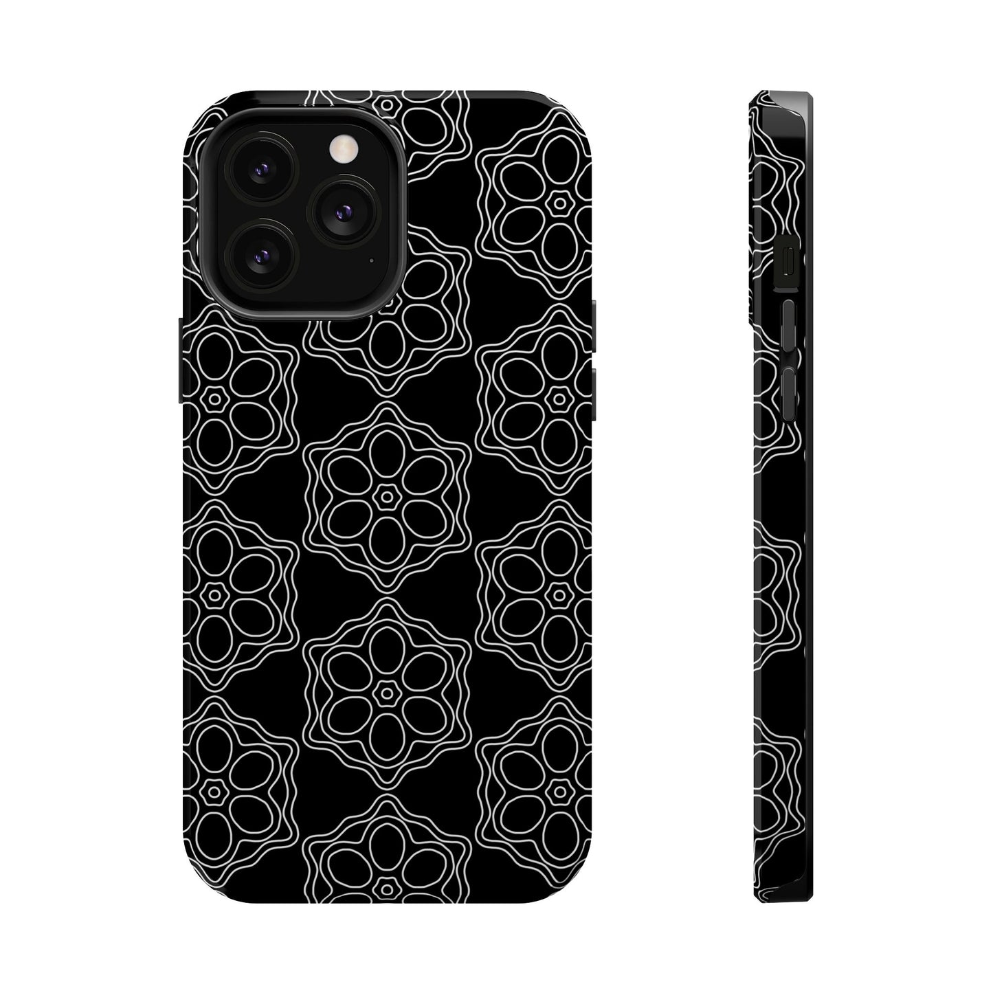 Geometric Sacred Flower - Magnetic Phone Case