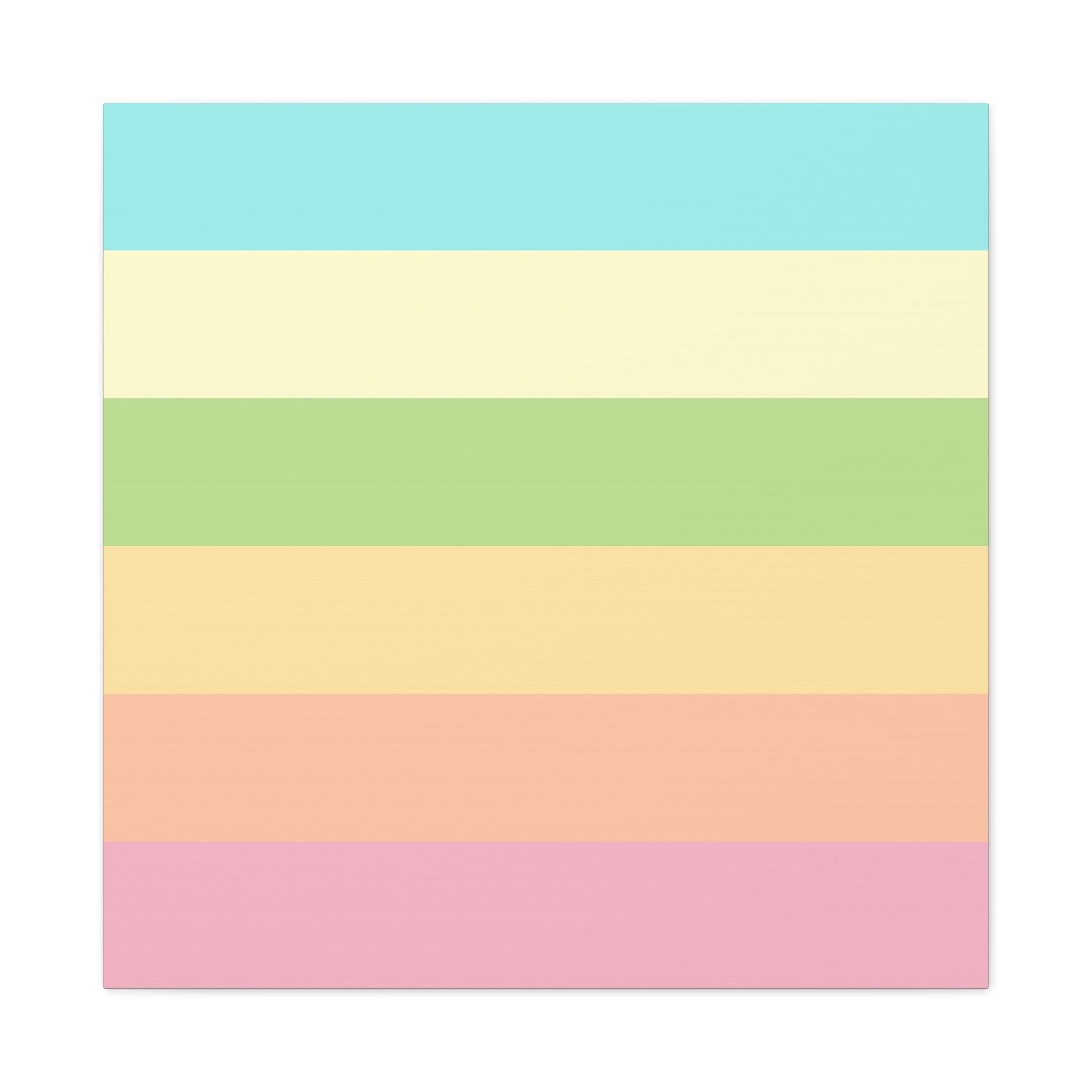 Pastel Stripes - Canvas