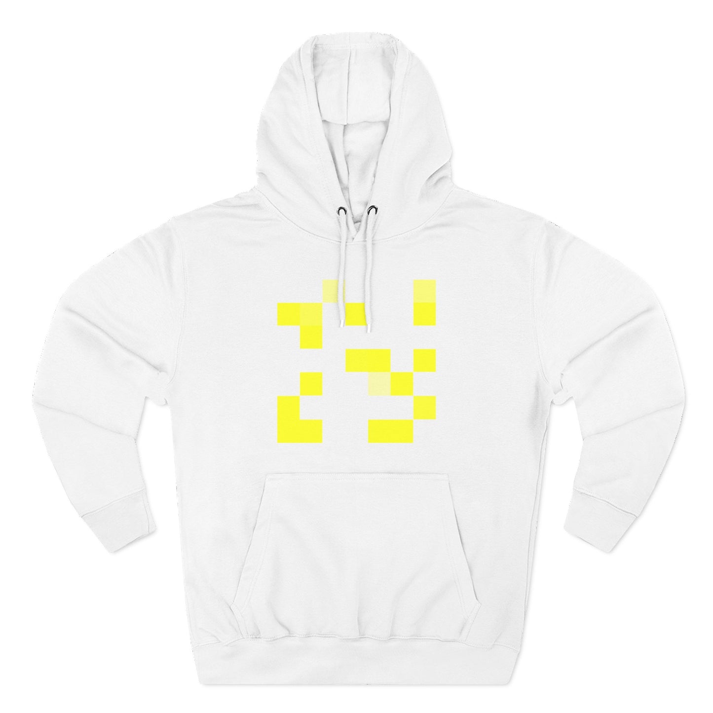 Yellow Pixel Grid - Hoodie