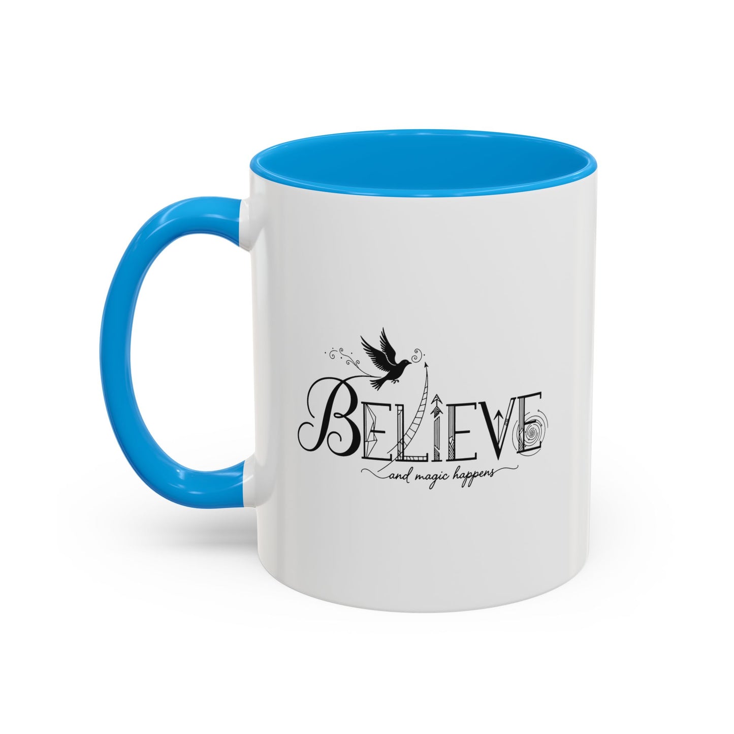 Believe and Magic Happens - Colorful Mug