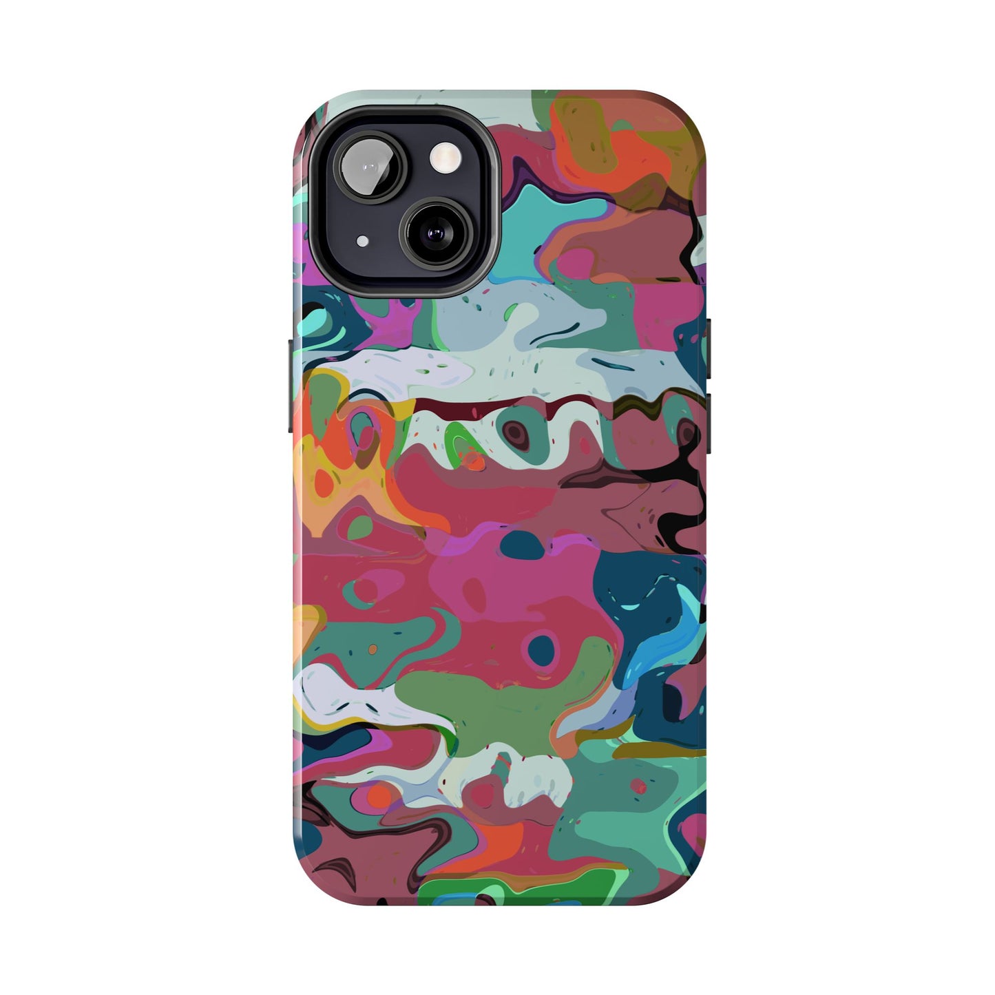 Colorful Abstract Marble - Phone Case