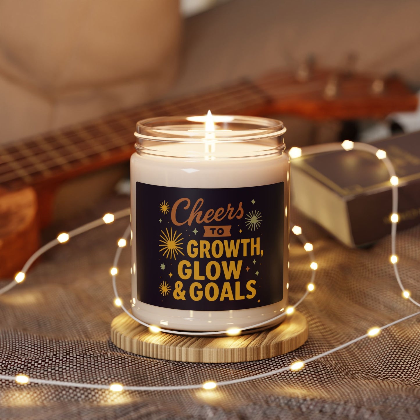 Cheers to Growth, Glow & Goals - Scented Candle