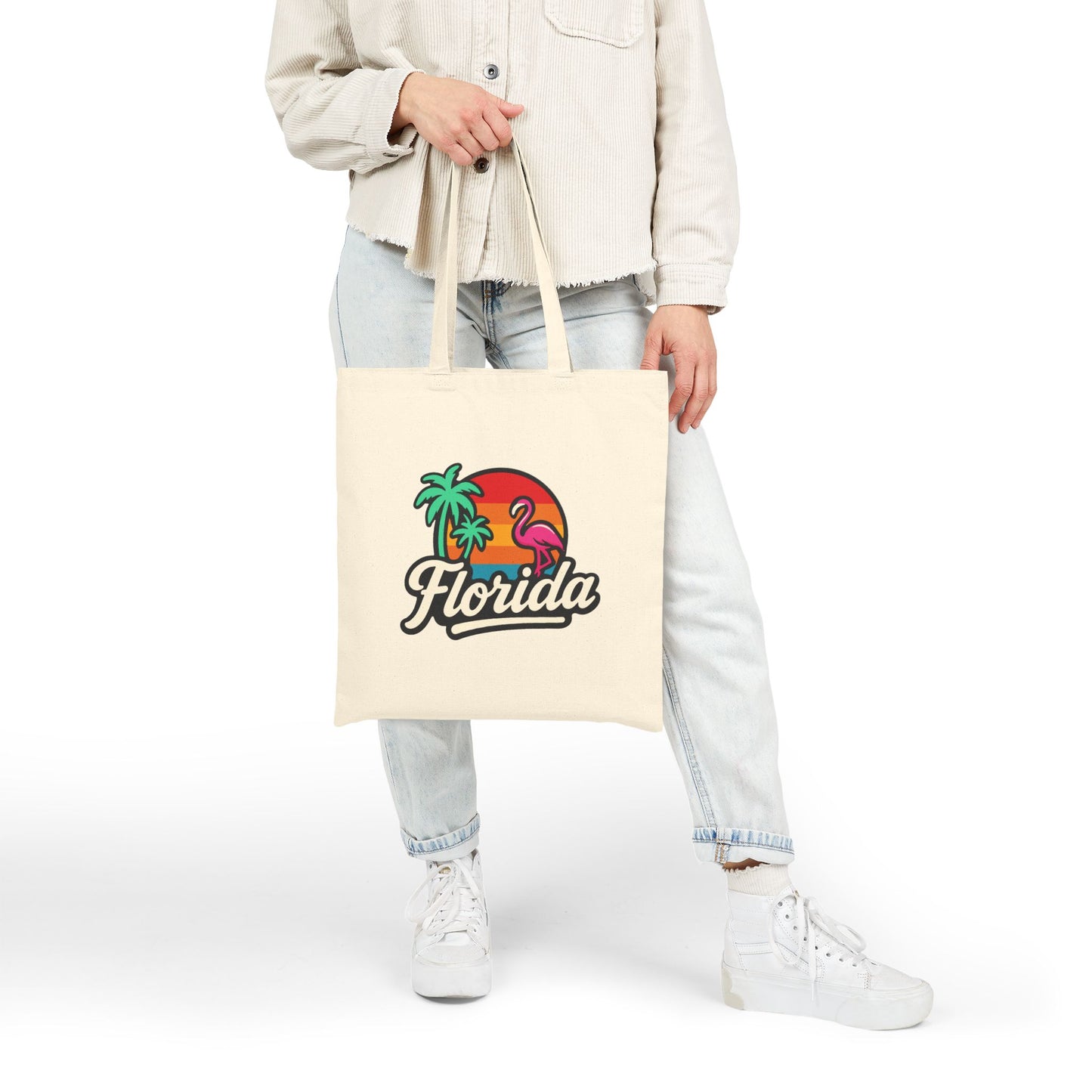 Florida Sunset Palm - Tote Bag