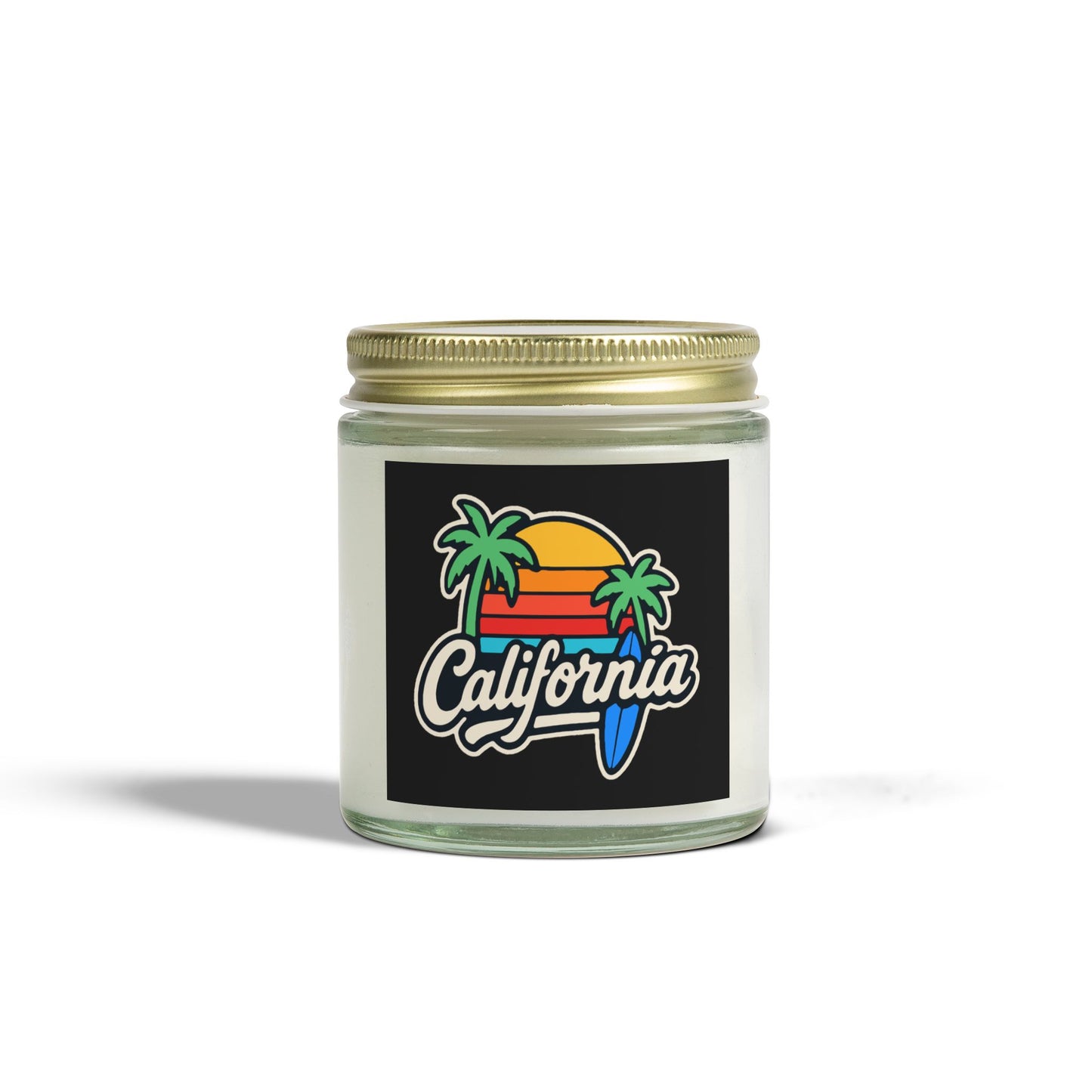 California Scented Candle, Tropical Home Decor, Relaxation Gift, Aromatherapy Candle, Beach Vibes, Cozy Living, Gift for Her