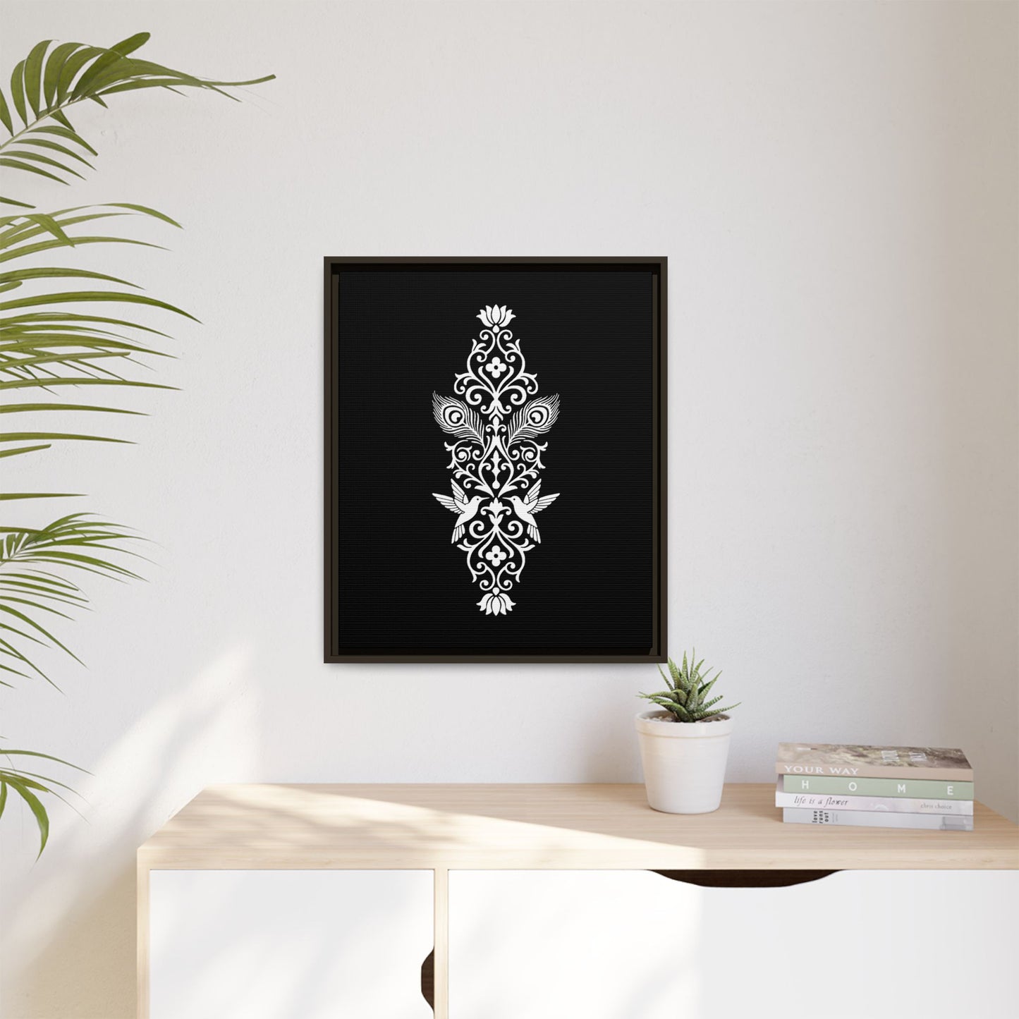 Hummingbird Soulmates - Framed Canvas