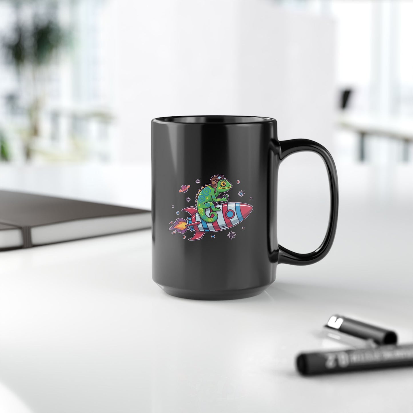 Cosmic Rider - Black Mug