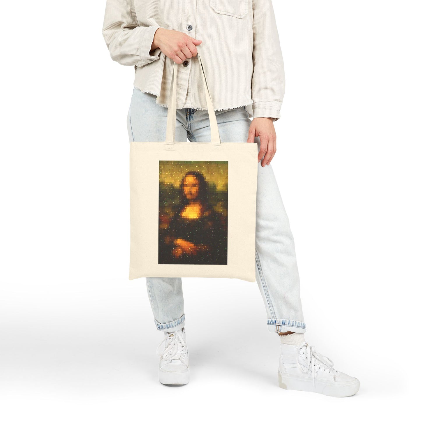 Pixel Muse — Silent Smile - Tote Bag