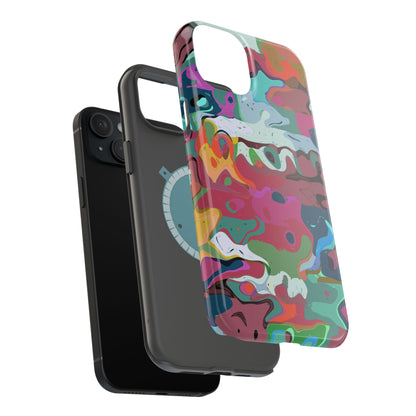 Colorful Abstract Marble - Magnetic Phone Case