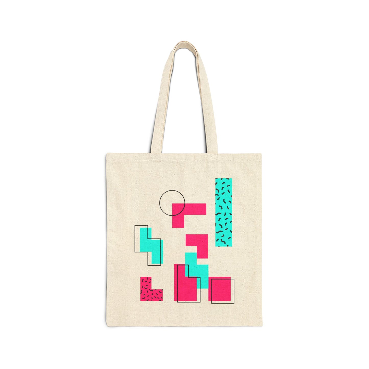 Retro Geometric Vibes - Tote Bag