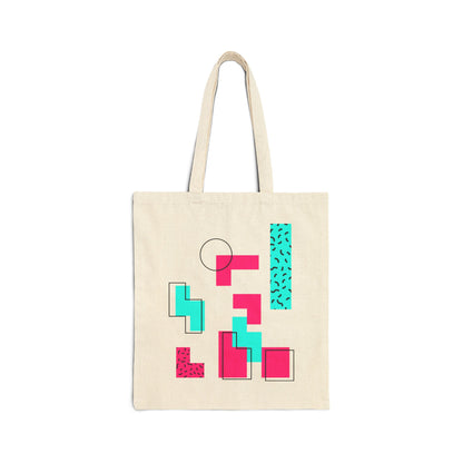 Retro Geometric Vibes - Tote Bag