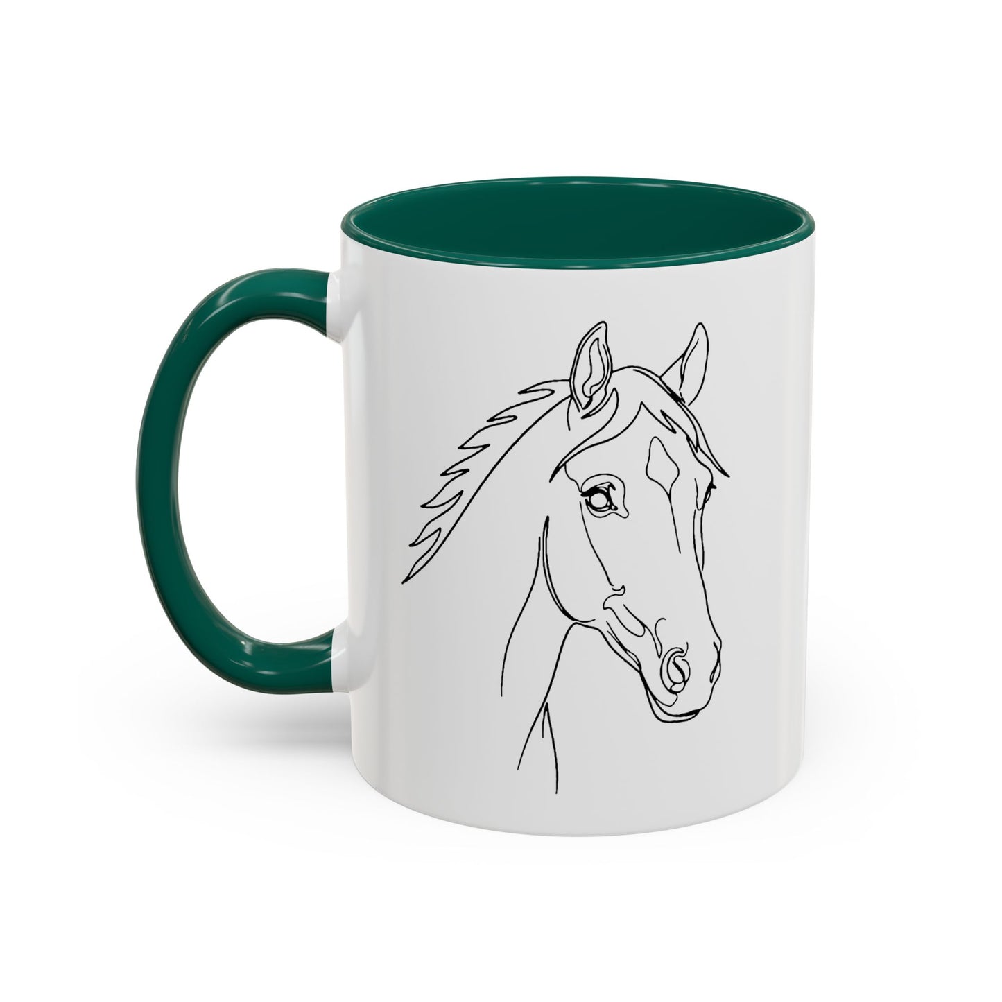 Horse Portrait Sketch - Colorful Mug