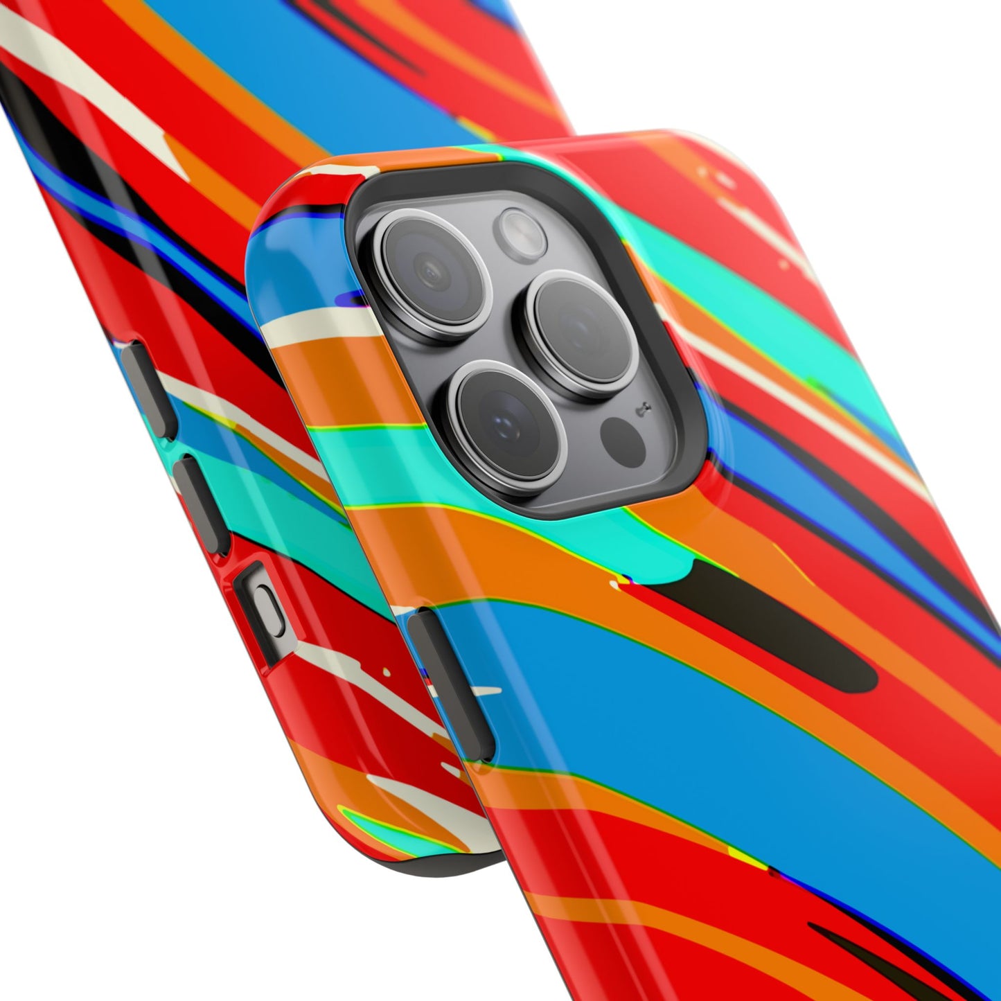 Abstract Rainbow Swirl Arc - Magnetic Phone Case