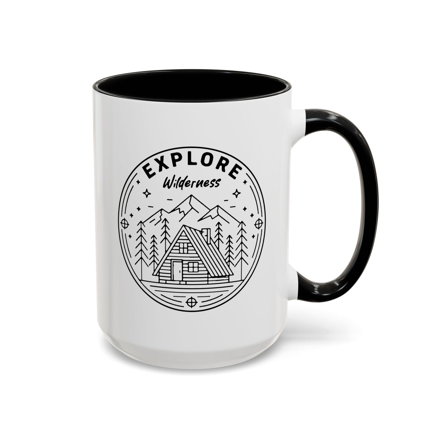 Explore Wilderness - Color Accent Mug