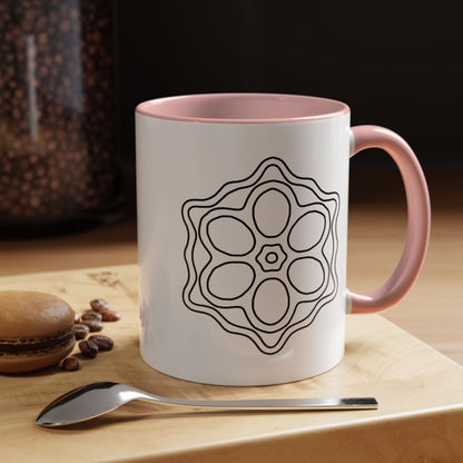 Elegant Floral Accent Coffee Mug, Perfect for Home, Office, Gifts, Birthdays, Inspirational Quotes, Tea Lovers