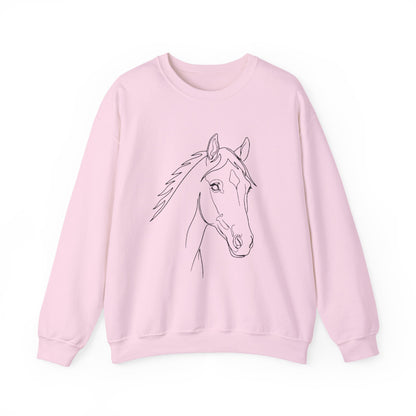 Horse Portrait Sketch - Sweatshirt
