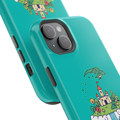 Floating Castle Dragon - Magical Fantasy Island - Magnetic Phone Case