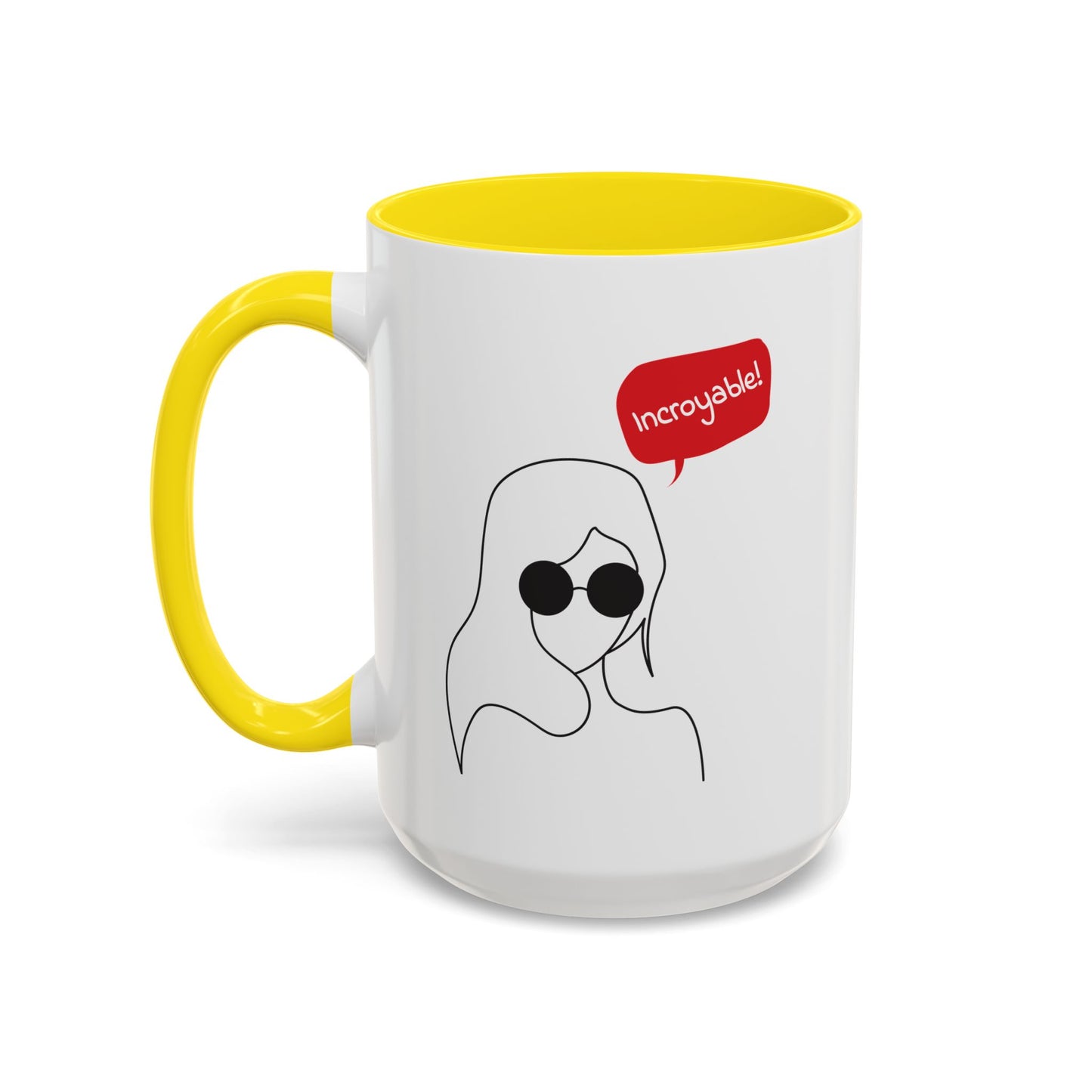 Incroyable Chic Girl - Color Accent Mug