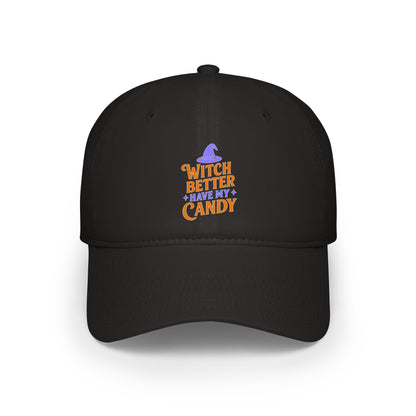 Halloween Witch Cap, Casual Baseball Hat, Gifts for Her, Fun Holiday Accessory, Witch Themed, Costume Party Hat