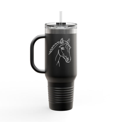 Horse Portrait Sketch - Insulated Mug