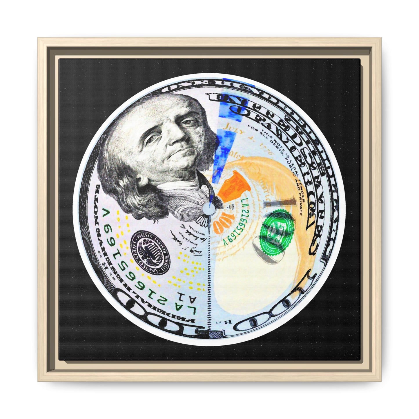 THE MOONEY - Framed Canvas