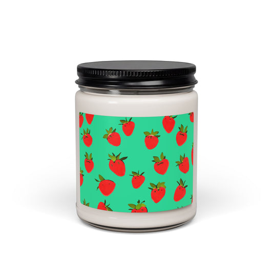 Strawberry Pattern - Scented Candle