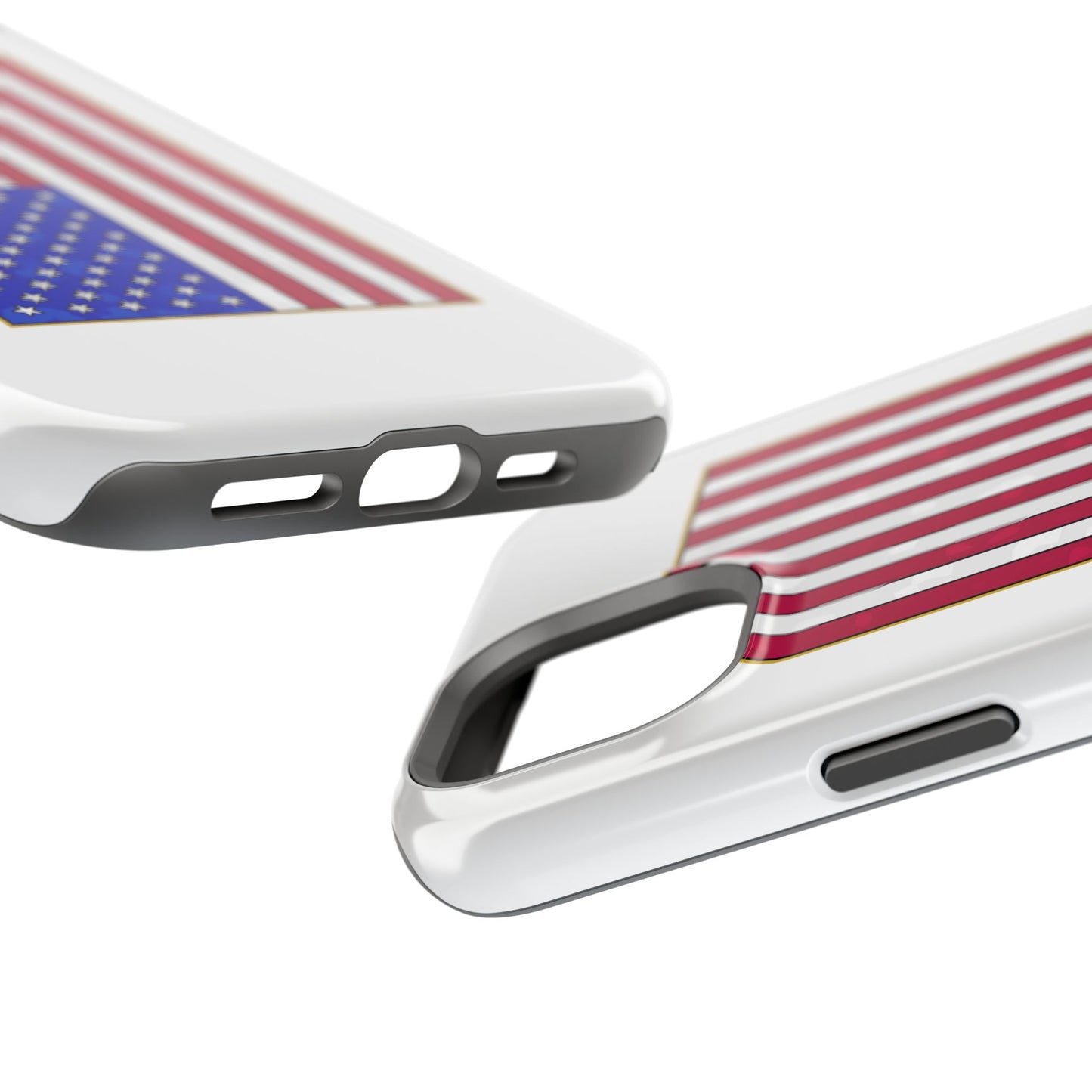 New Glory American Flag (Gold Edge Edition) - Magnetic Phone Case
