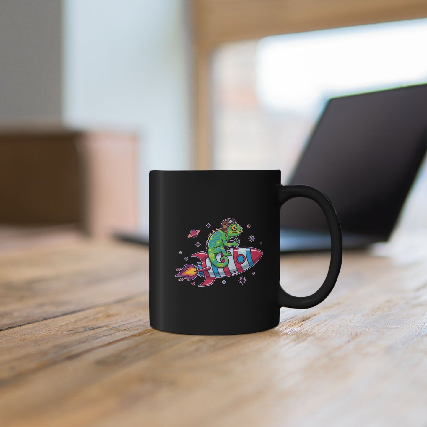 Cosmic Rider - Black Mug